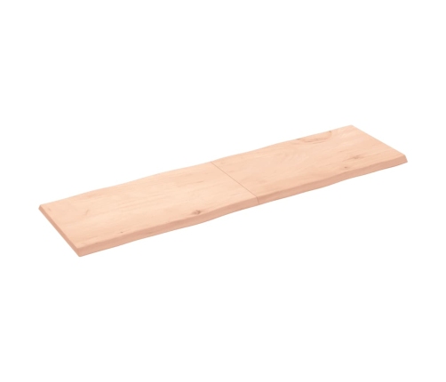 Tablero de mesa madera maciza borde natural 180x50x(2-4) cm