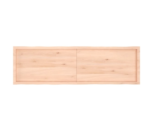 Tablero de mesa madera maciza borde natural 180x50x(2-4) cm