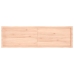 Tablero de mesa madera maciza borde natural 180x50x(2-6) cm