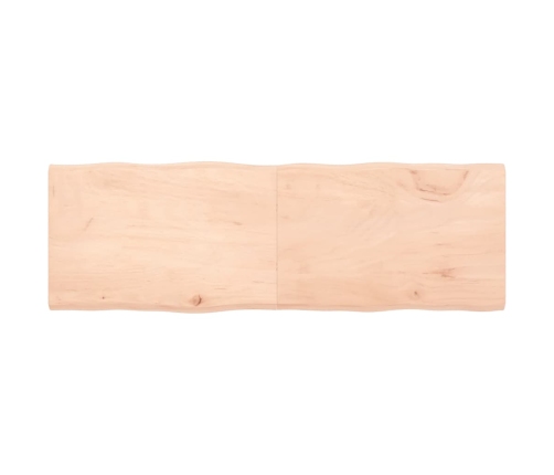 Tablero de mesa madera maciza borde natural 180x60x(2-4) cm