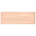 Tablero de mesa madera maciza borde natural 180x60x(2-4) cm