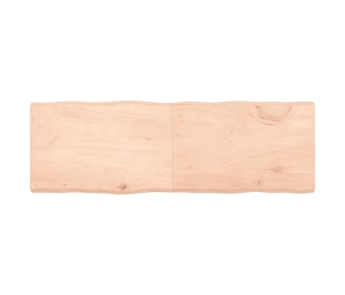 Tablero de mesa madera maciza borde natural 180x60x(2-6) cm