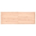 Tablero de mesa madera maciza borde natural 180x60x(2-6) cm