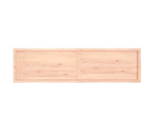 Tablero de mesa madera maciza borde natural 200x50x(2-4) cm