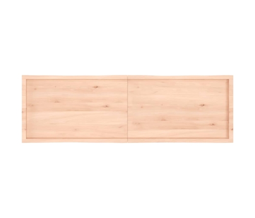 Tablero de mesa madera maciza borde natural 200x60x(2-4) cm