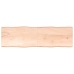 Tablero de mesa madera maciza borde natural 200x60x(2-6) cm