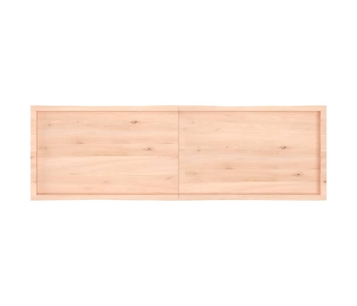 Tablero de mesa madera maciza borde natural 200x60x(2-6) cm