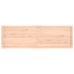 Tablero de mesa madera maciza borde natural 200x60x(2-6) cm