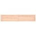 Tablero de mesa madera maciza borde natural 220x40x(2-4) cm