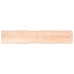 Tablero de mesa madera maciza borde natural 220x40x(2-6) cm