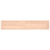 Tablero de mesa madera maciza borde natural 220x40x(2-6) cm