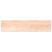 Tablero de mesa madera maciza borde natural 220x50x(2-4) cm