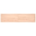 Tablero de mesa madera maciza borde natural 220x50x(2-4) cm