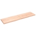 Tablero de mesa madera maciza borde natural 220x60x(2-6) cm