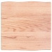 Tablero mesa madera tratada roble borde natural 40x40x2 cm