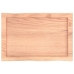 Tablero mesa madera tratada borde natural marrón 60x40x(2-6) cm