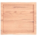 Tablero mesa madera tratada borde natural marrón 60x50x(2-4) cm