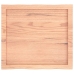 Tablero mesa madera tratada borde natural marrón 60x50x(2-6) cm