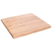 Tablero mesa madera tratada borde natural marrón 60x60x(2-4) cm