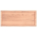 Tablero mesa madera tratada borde natural marrón 100x40x(2-4)cm