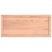 Tablero mesa madera tratada borde natural marrón 100x40x(2-6)cm