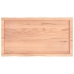 Tablero mesa madera tratada borde natural marrón 100x50x(2-4)cm