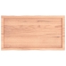 Tablero mesa madera tratada borde natural marrón 100x50x(2-6)cm