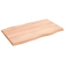 Tablero mesa madera tratada borde natural marrón 100x60x(2-4)cm