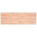 Tablero mesa madera tratada borde natural marrón 120x40x(2-4)cm