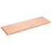 Tablero mesa madera tratada borde natural marrón 120x40x(2-4)cm