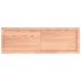 Tablero mesa madera tratada borde natural marrón 120x40x(2-4)cm