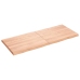 Tablero mesa madera tratada borde natural marrón 120x50x(2-4)cm