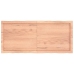 Tablero mesa madera tratada borde natural marrón 120x50x(2-4)cm