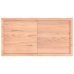 Tablero mesa madera tratada borde natural marrón 120x60x(2-4)cm