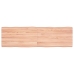 Tablero mesa madera tratada borde natural marrón 140x40x(2-6)cm