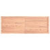 Tablero mesa madera tratada borde natural marrón 140x50x(2-4)cm