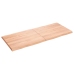 Tablero mesa madera tratada borde natural marrón 140x60x(2-4)cm