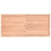 Tablero mesa madera tratada borde natural marrón 140x60x(2-4)cm