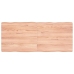 Tablero mesa madera tratada borde natural marrón 140x60x(2-6)cm