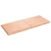 Tablero mesa madera tratada borde natural marrón 140x60x(2-6)cm