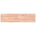 Tablero mesa madera tratada borde natural marrón 160x40x(2-4)cm