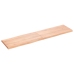 Tablero mesa madera tratada borde natural marrón 160x40x(2-4)cm