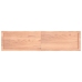 Tablero mesa madera tratada borde natural marrón 160x40x(2-4)cm