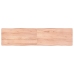 Tablero mesa madera tratada borde natural marrón 160x40x(2-6)cm