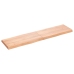 Tablero mesa madera tratada borde natural marrón 160x40x(2-6)cm