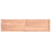 Tablero mesa madera tratada borde natural marrón 160x40x(2-6)cm