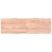 Tablero mesa madera tratada borde natural marrón 160x50x(2-4)cm