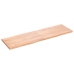 Tablero mesa madera tratada borde natural marrón 160x50x(2-4)cm