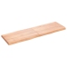 Tablero mesa madera tratada borde natural marrón 160x50x(2-6)cm