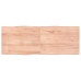 Tablero mesa madera tratada borde natural marrón 160x60x(2-4)cm